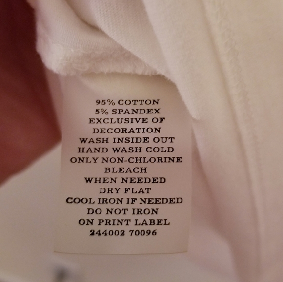 Ann Taylor Bow Graphic White Tee - Picture 6 of 8